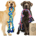 Feeko heavy duty dog rope toys 2 pack for large breed aggressive chewers, indestructible teeth cleaning tug of war toy