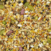 Feather Shine high potency parrot food with bee pollen, sprouts, USA-made, 17.5% plant protein, omega rich, molting, breeding, growth