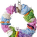 Prevue Hendryx Cal Sea Yums dollar bird toy, 6.5-inch long, 6-inch wide, calcium-rich, non-toxic