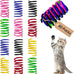 Cat Spring Toys for Indoor Cats, 30 Pack Interactive Durable Plastic Toys for Kitten Hunt and Exercise