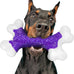 kseroo indestructible beef flavored hard nylon bone chew toys for aggressive chewers, red, 8 inch