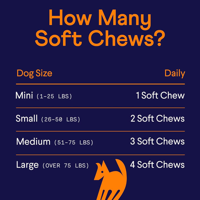 Finn all-in-1 multivitamin for dogs daily multi with probiotics, omegas and nutrients for everyday wellness in 90 soft chews