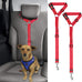 Bwogue 2-packs adjustable nylon dog cat car headrest restraint safety seat belt strap harness