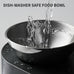 petkit 304 stainless steel elevated cat and dog bowls, non-slip, anti-vomiting, 15° tilted, dishwasher-safe
