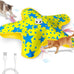 Blue White Rechargeable Interactive Cat Toy with 3 Working Modes, Touch Activated, and 1000mAh Battery