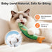 Potaroma 9.4 Inches Catnip Crinkle Soft Plush Cat Toys Saury Fish Kicker for All Breeds Interactive Kitten Indoor Exercise Toy 3 Pack