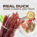 Duck Jerky Dog Treats Real Duck Strips Soft Rawhide-Free Chews Healthy Snacks