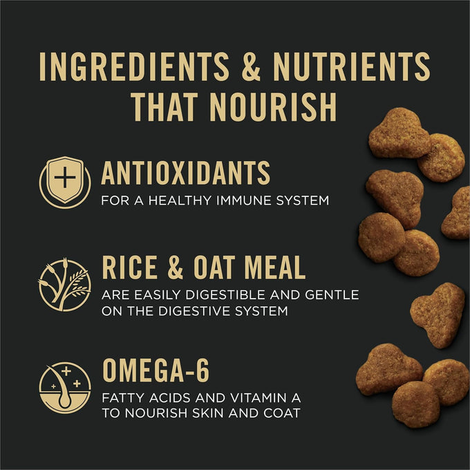 Purina Pro Plan Sensitive Skin and Stomach Senior Cat Food Salmon and Rice Formula - 3.5 lb.