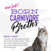 tiki cat born carnivore broths duck chicken recipe hydration supplement cat food topper 12 count