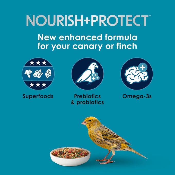 Kaytee Forti-Diet Pro health pet canary & finch food, 2 lb, omega 3 rich, veterinarian recommended