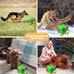 dog snuffle ball-interactive dog toys encourage natural foraging skills slow feeder for training stress relief, cloth strip hiding food chew toys