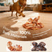 2 pack indestructible nylon dog chew toys, bacon flavor, heavy duty, long lasting for large dogs 20-90 lbs