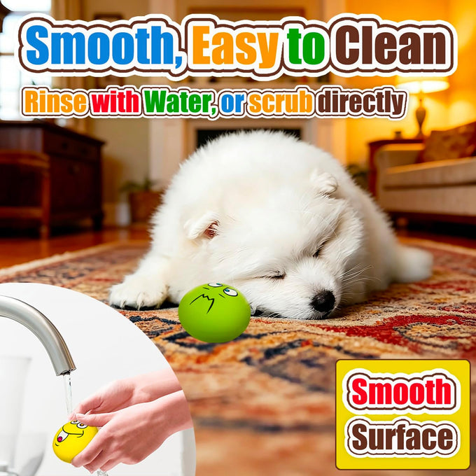 HolySteed Latex Dog Squeaky Toys for Small Dogs, 6pcs, Soft, Natural, Non-Toxic, Lead-Free, Chewing Teething Toy