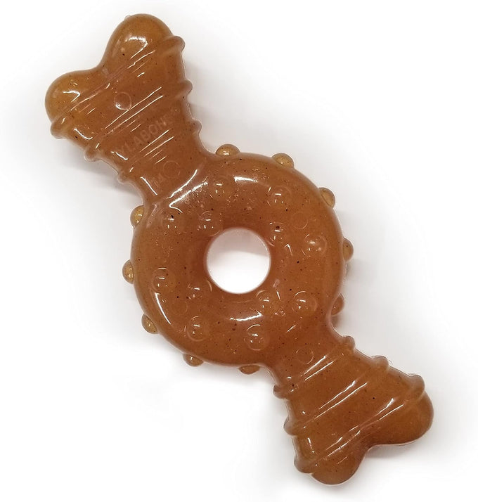 Nylabone chicken flavored teething ring bone toy for x-small puppies up to 15 lbs 1 count