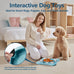 foxmm interactive dog treat puzzle toy for large medium small dogs iq training and mental stimulation