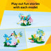 LEGO Creator 3 in 1 Wild Animals: Colorful Hummingbird Building Toy for Kids Ages 8+, Build 3 Animals - 31384