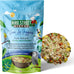 Bird Street Bistro parrot food with natural grains, legumes, and non-gmo fruits for parakeets and cockatiels