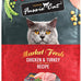 Fussie Cat Market Fresh Chicken & Turkey Recipe, Dry Cat Food, 10lb Bag