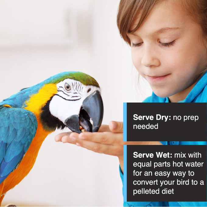 Hagen Large Parrot Food with Seeds, Fruit, Nuts, Vegetables, Grains, and Legumes, 4 lb Bag
