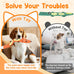 2 Pack Dog Toys for Aggressive Chewers - Interactive Dog Toys with Squeaker & No Stuffing