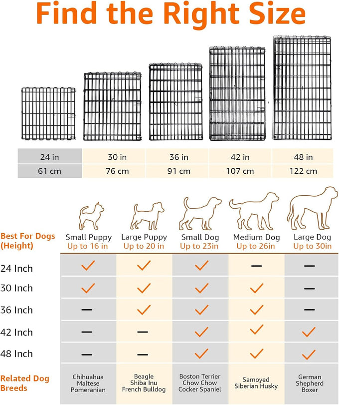 Amazon Basics Foldable Octagonal Metal Exercise Dog Playpen, 8 Panels, Extra Small, 24x24 Inches, Black