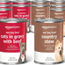 Amazon Basics Chopped Ground Dinner Wet Dog Food Variety Pack, 13.2oz