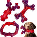 Frienhund tough nylon dog toys 3 pack for aggressive chewers, durable dog bones for medium large breeds