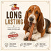 Cowdog Chews 9-12 inch odour-free, fully digestible beef collagen chews for all dog breeds (10 count)