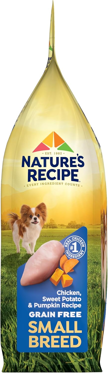 Nature's Recipe Grain-Free Small Breed Dry Dog Food, Chicken