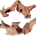 Jorewood natural aquarium driftwood 3-piece set for fish tanks and reptile terrariums, low tannin, 7-11 inch, easy to sink