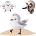 potaroma cat toys flapping bird interactive cat exercise toys rechargeable touch activated kitten toy for all breeds