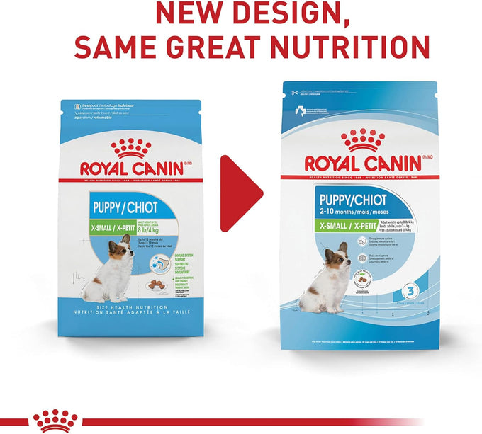 Royal Canin X-Small Puppy Dry Dog Food, 3 lb Bag