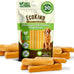 EcoKind gold yak cheese dog chews, natural, high protein, durable for aggressive chewers, large, 4 chews, 1 lb