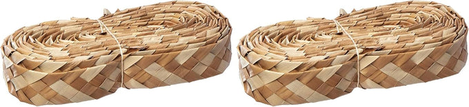 Planet Pleasures shredded bird toy, 1" x 30' roll, made of woven palm leaves, all-natural, shred-able