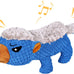 IOKHEIRA Dog Plush Toys for Aggressive Chewers, Grey, Medium and Large Breed
