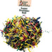 3 inch colorful paper and wooden shredder ball bird toy for cockatiels parrots and more
