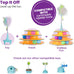 Catstages 3-level track tower with 6 balls, interactive cat toy for indoor enrichment and stimulation