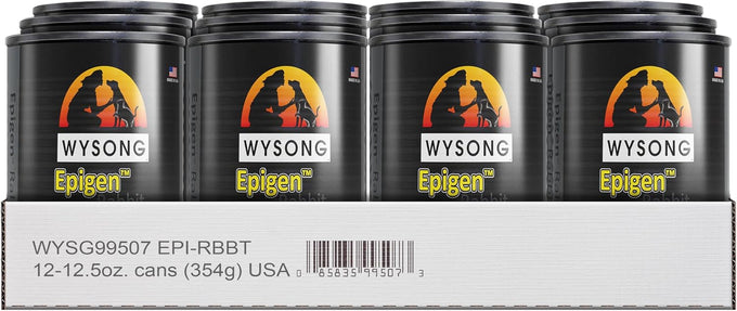 Wysong Epigen 95% Rabbit Meat canned pet food for dogs and cats