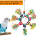 LifeIdeas 5PCS colorful bird toys for small to medium parrots, conures, cockatiels, and budgies