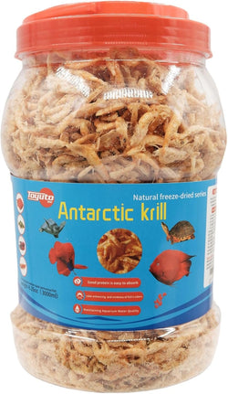 Premium Freeze-Dried Krill & Shrimp Mix for Arowana, Koi, Tropical Cichlids and Turtles - High Protein Floating Aquarium Food 1000ml