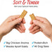 Farmland Traditions premium USA-raised chicken jerky dog treats, human-grade, no antibiotics, 1 pound bag