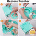 Migipaws Automatic MigiBox Plus Cat Toys 3-in-1 Interactive Pounce Mystery Under 12 Holes Rechargeable White Kitten Toy