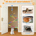 Interactive Automatic Cat Toy with Rechargeable Battery, Hanging Door Cat Teaser for Exercises, Fun Games, Boredom Relief