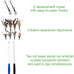 No Chemical Dyeing Cat Feather Toys - Includes Cat Wand and Natural Feather Refills for Indoor Cats - Safe and Eco-Friendly