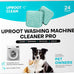 uproot clean washing machine cleaner tablets 24 pack - pet owners safe he top front load 12 month supply