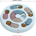 DR CATCH dog puzzle for IQ training & mental enrichment, blue, L9.44" x W9.44" x H1.14"