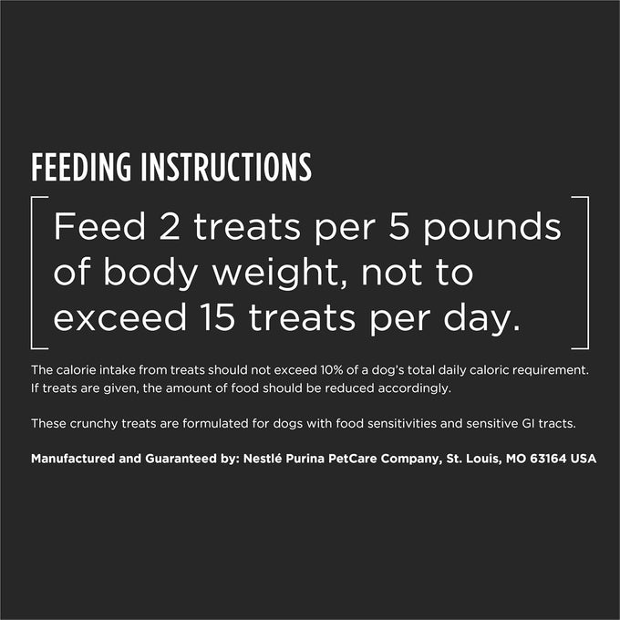 Purina Pro Plan Veterinary Diets Gentle Snackers Hydrolyzed Plus Low Fat Dog Treats, 8 oz. Pouch, Single Hydrolyzed Protein Source