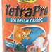 Tetra TetraPro Goldfish Crisps Fish Food, 3.03 oz, biotin enhanced for optimal health