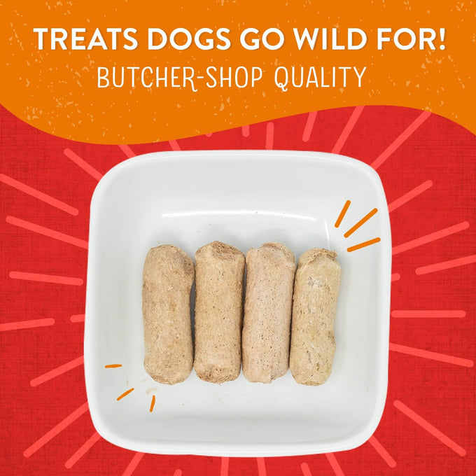 Stella & Chewy's Freeze-Dried Raw Wild Weenies Dog Treats, High-Protein, All-Natural, Grass-Fed Beef