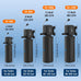 AquaMiracle aquarium filter SV-800, 8W, 225GPH, 20-70 gallon tank, U-V light & timer, filter sponge, aeration & rainfall modes.